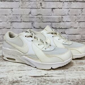 Nike Air Max Excee PS 'Triple White' Size 3Y Kids CD6892-100 No Tie Slip On